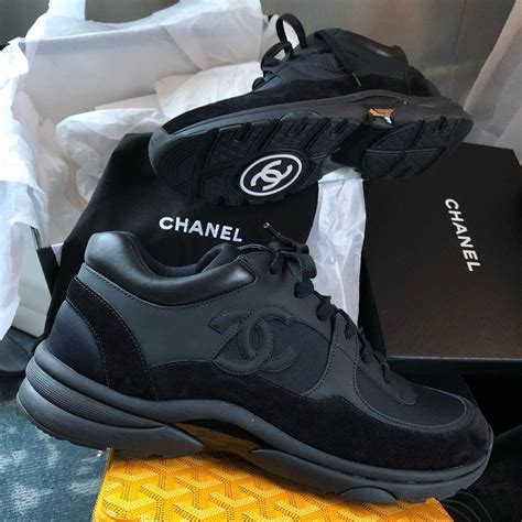 all black chanel runners